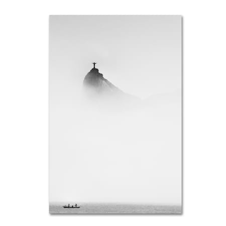 Trevor Cole 'Cristo In The Mist' Canvas Art,12x19